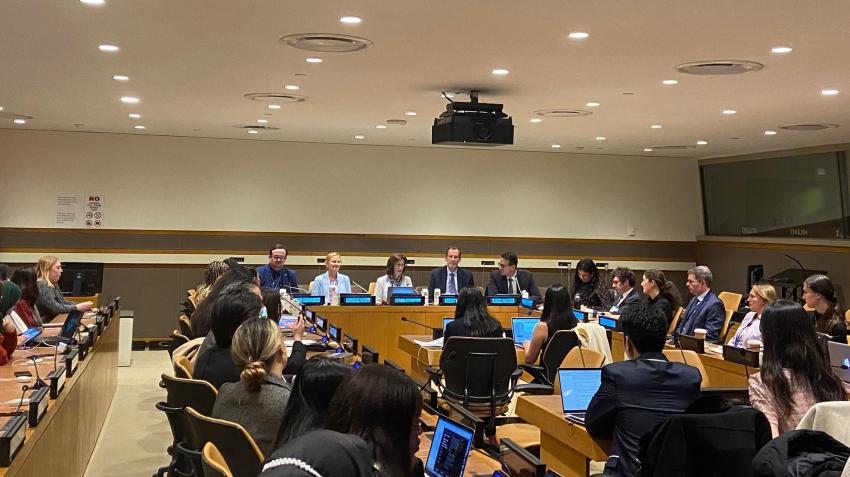 The gathering served to answer questions about ways to improve the relationship between academia and the UN (Photo: UNAI)